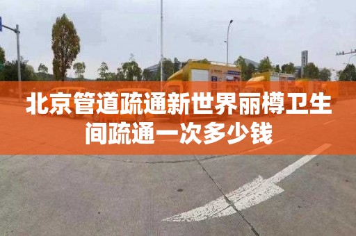 北京管道疏通新世界丽樽卫生间疏通一次多少钱