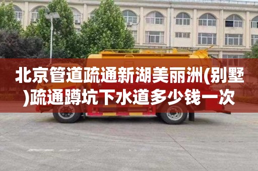 北京管道疏通新湖美丽洲(别墅)疏通蹲坑下水道多少钱一次