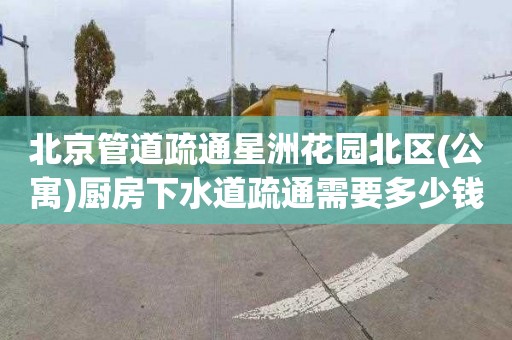 北京管道疏通星洲花园北区(公寓)厨房下水道疏通需要多少钱