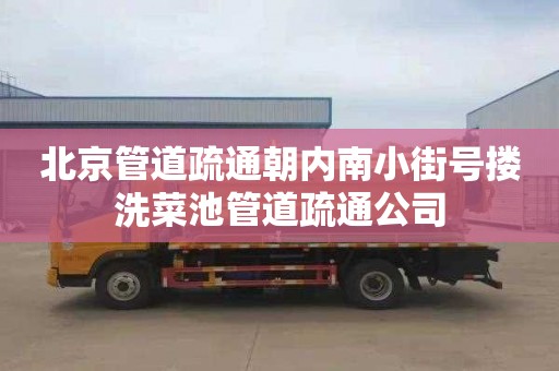 北京管道疏通朝内南小街号搂洗菜池管道疏通公司