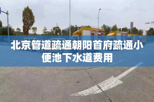 北京管道疏通朝阳首府疏通小便池下水道费用