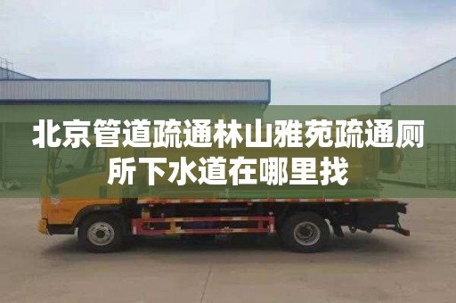 北京管道疏通林山雅苑疏通厕所下水道在哪里找