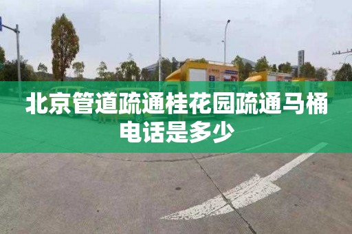 北京管道疏通桂花园疏通马桶电话是多少