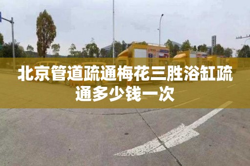 北京管道疏通梅花三胜浴缸疏通多少钱一次