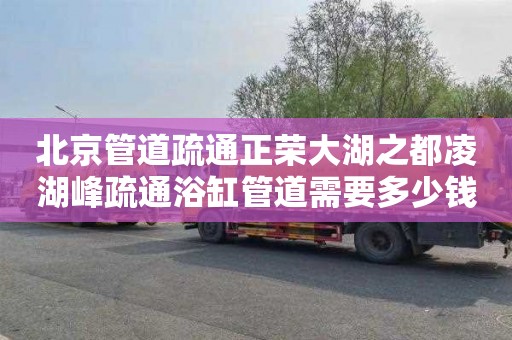 北京管道疏通正荣大湖之都凌湖峰疏通浴缸管道需要多少钱