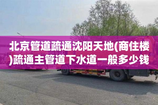 北京管道疏通沈阳天地(商住楼)疏通主管道下水道一般多少钱