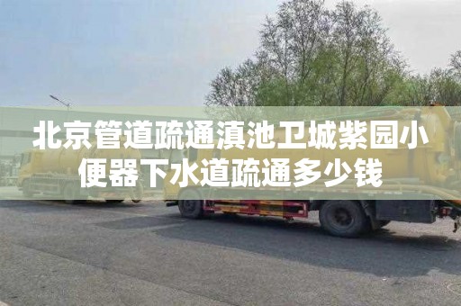 北京管道疏通滇池卫城紫园小便器下水道疏通多少钱