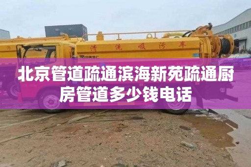 北京管道疏通滨海新苑疏通厨房管道多少钱电话