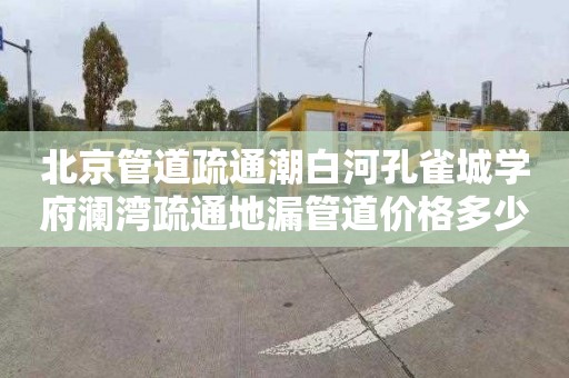 北京管道疏通潮白河孔雀城学府澜湾疏通地漏管道价格多少