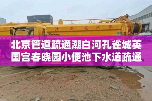 北京管道疏通潮白河孔雀城英国宫春晓园小便池下水道疏通价格是多少