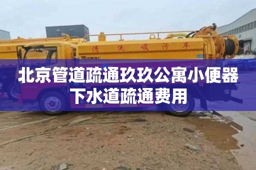 北京管道疏通玖玖公寓小便器下水道疏通费用