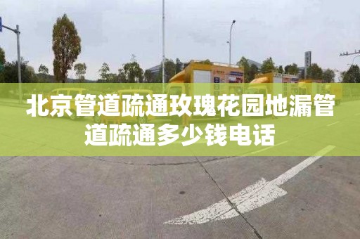北京管道疏通玫瑰花园地漏管道疏通多少钱电话