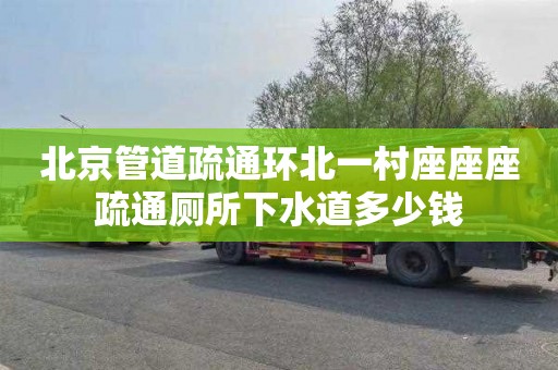 北京管道疏通环北一村座座座疏通厕所下水道多少钱