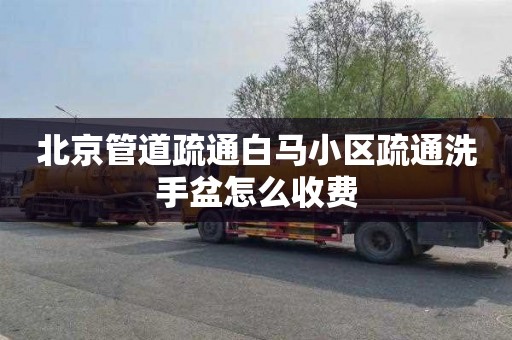 北京管道疏通白马小区疏通洗手盆怎么收费