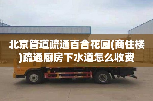 北京管道疏通百合花园(商住楼)疏通厨房下水道怎么收费