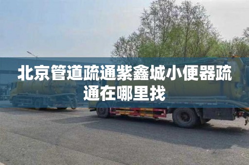 北京管道疏通紫鑫城小便器疏通在哪里找