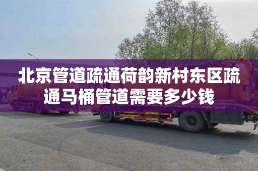 北京管道疏通荷韵新村东区疏通马桶管道需要多少钱