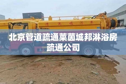 北京管道疏通莱茵城邦淋浴房疏通公司