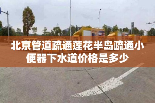 北京管道疏通莲花半岛疏通小便器下水道价格是多少