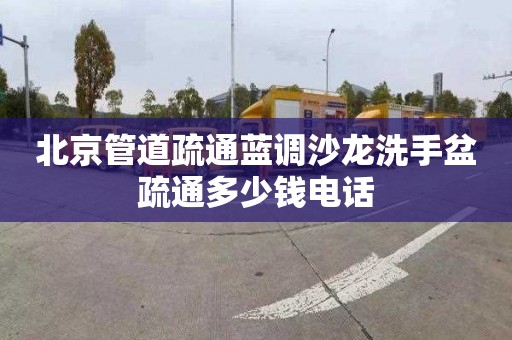 北京管道疏通蓝调沙龙洗手盆疏通多少钱电话