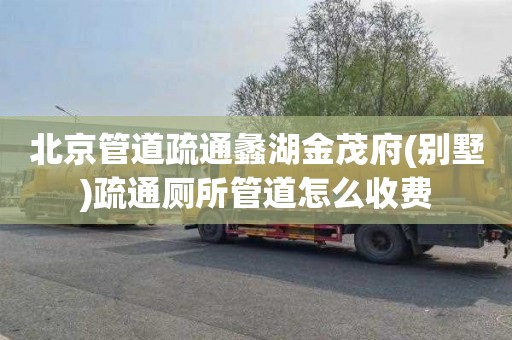 北京管道疏通蠡湖金茂府(别墅)疏通厕所管道怎么收费