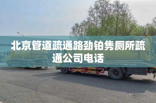 北京管道疏通路劲铂隽厕所疏通公司电话