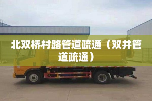 北双桥村路管道疏通（双井管道疏通）