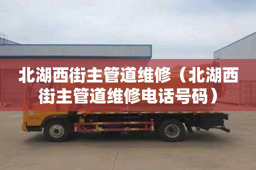 北湖西街主管道维修（北湖西街主管道维修电话号码）