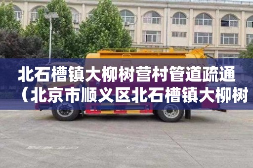 北石槽镇大柳树营村管道疏通（北京市顺义区北石槽镇大柳树营村）