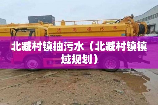 北臧村镇抽污水（北臧村镇镇域规划）