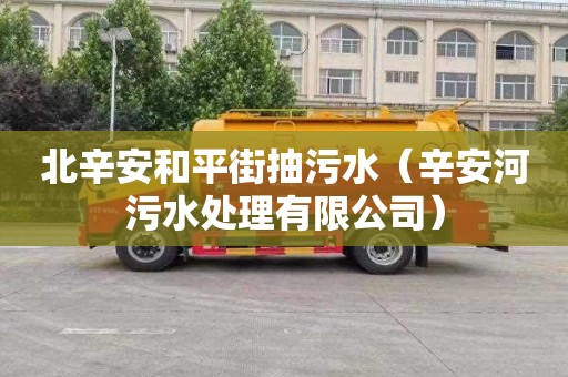 北辛安和平街抽污水（辛安河污水处理有限公司）