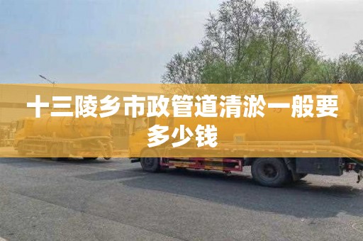 十三陵乡市政管道清淤一般要多少钱