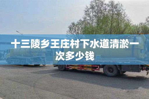 十三陵乡王庄村下水道清淤一次多少钱