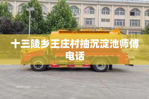 十三陵乡王庄村抽沉淀池师傅电话