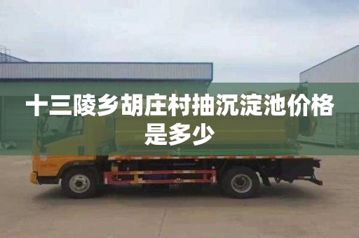 十三陵乡胡庄村抽沉淀池价格是多少