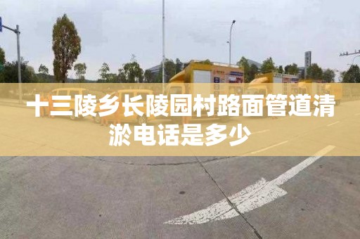 十三陵乡长陵园村路面管道清淤电话是多少