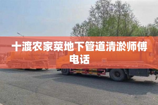 十渡农家菜地下管道清淤师傅电话
