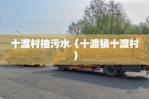 十渡村抽污水（十渡镇十渡村）