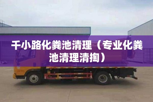 千小路化粪池清理（专业化粪池清理清掏）
