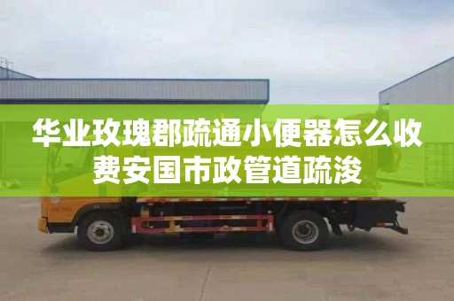 华业玫瑰郡疏通小便器怎么收费安国市政管道疏浚