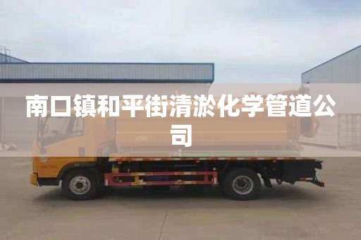 南口镇和平街清淤化学管道公司