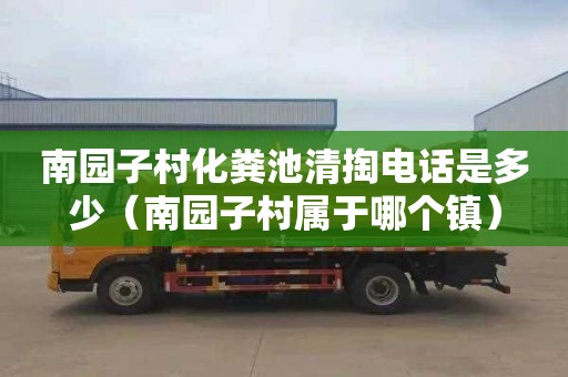 南园子村化粪池清掏电话是多少（南园子村属于哪个镇）