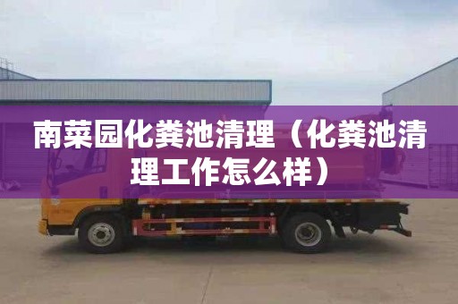 南菜园化粪池清理（化粪池清理工作怎么样）