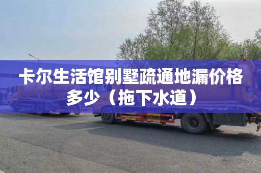 卡尔生活馆别墅疏通地漏价格多少（拖下水道）