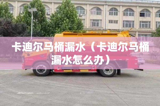 卡迪尔马桶漏水（卡迪尔马桶漏水怎么办）