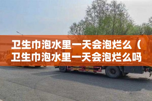 卫生巾泡水里一天会泡烂么（卫生巾泡水里一天会泡烂么吗）