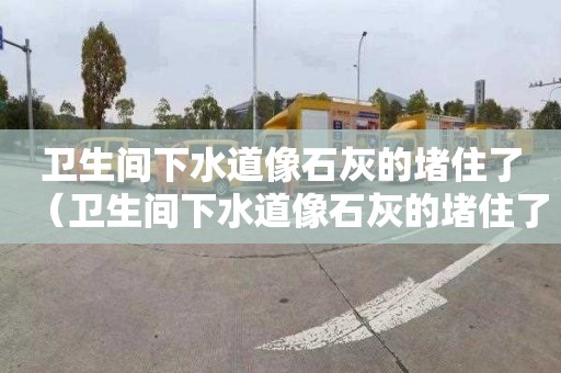 卫生间下水道像石灰的堵住了（卫生间下水道像石灰的堵住了怎么办）