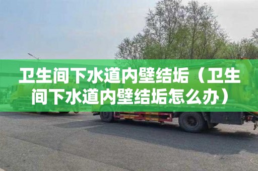 卫生间下水道内壁结垢（卫生间下水道内壁结垢怎么办）