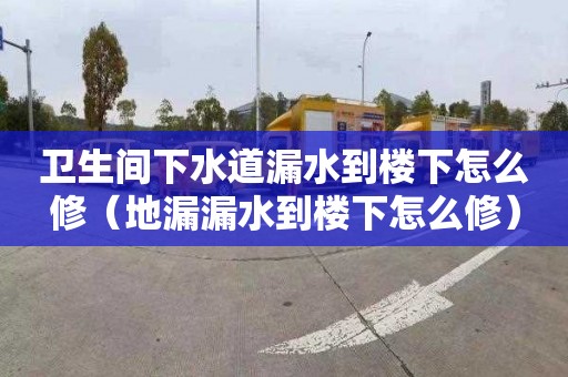 卫生间下水道漏水到楼下怎么修（地漏漏水到楼下怎么修）
