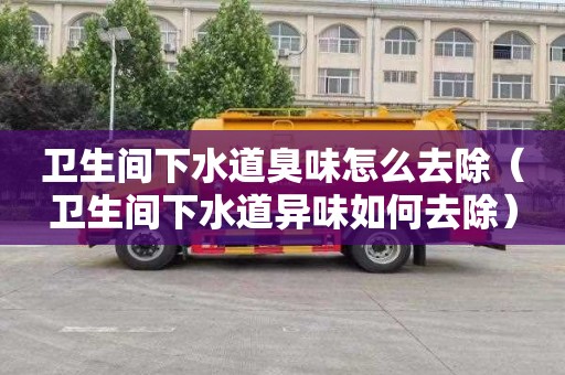 卫生间下水道臭味怎么去除（卫生间下水道异味如何去除）